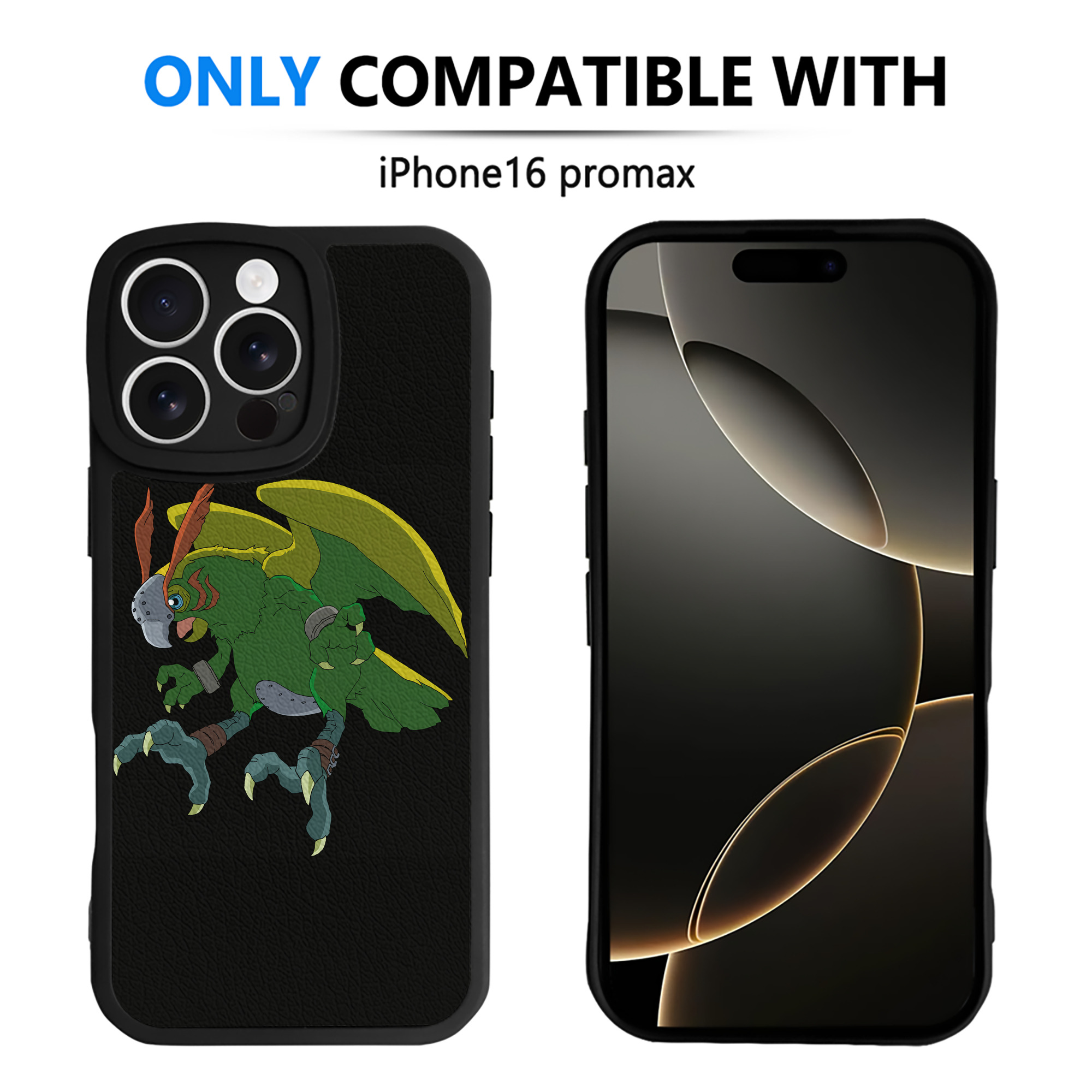 （画像用） Digimon デジタルモンスター/デジモン 【iPhone 16シリーズ対応】シリコンスマホケース（レザー調） 材質：シリコン